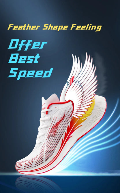Onemix New Men Marathon Running Shoes for Women Breathable Lightweight Sneakers Lace Up Athletic Shoes Comfortable Light Soft