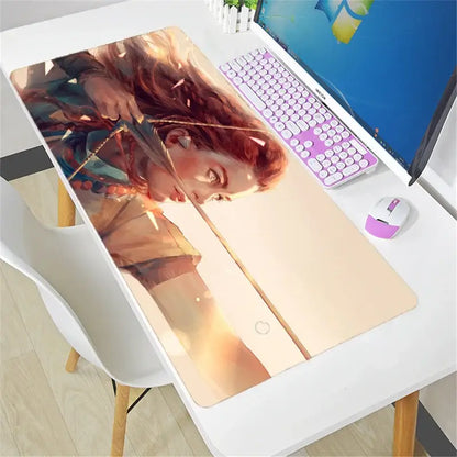 Veľká podložka pod myš Overwatch DIY Kawaii XXL na PC počítačový stôl, herná kancelárska podložka pod klávesnicu, príslušenstvo pre gamerov