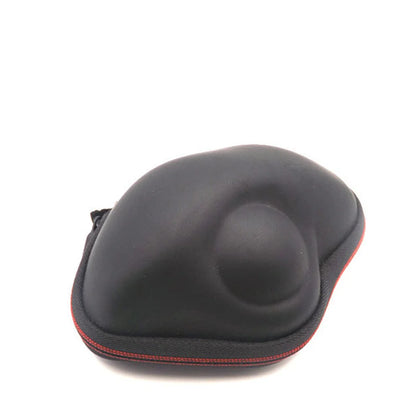 2400DPI Trackball Mouse, 2.4G & Bluetooth Rechargeable Mouse with EVA Case Bag Vertical Ergonomic Mice for Laptop iPad MacBook