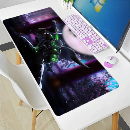 Veľká podložka pod myš Overwatch DIY Kawaii XXL na PC počítačový stôl, herná kancelárska podložka pod klávesnicu, príslušenstvo pre gamerov