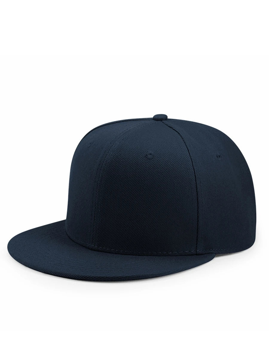 Adult Back Closed Baseball Cap for Small Head Lady Man Blank Hiphop Snapback Hat Man Plus Size Fitted Flat Peak Caps 55cm to 64c