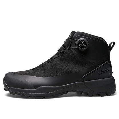 HUMTTO wasserdichte Wanderschuhe, Berg-Trekkingstiefel, schwarze Camping-Sneaker für Herren, Sicherheits-Kletterschuhe, sportliche taktische Herrenschuhe