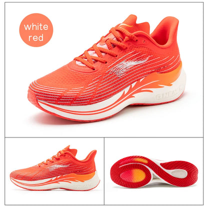 Onemix New Men Marathon Running Shoes for Women Breathable Lightweight Sneakers Lace Up Athletic Shoes Comfortable Light Soft