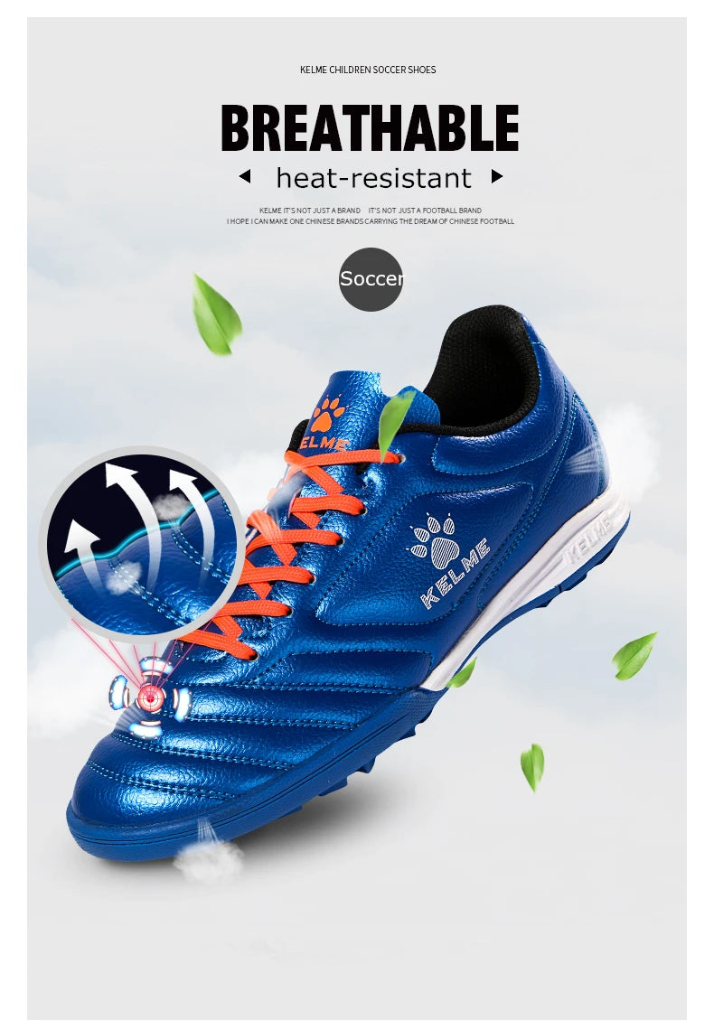 KELME Men Training TF Soccer Shoes Artificial Grass Anti-Slippery Youth Football Shoes AG Sports Training Shoes   871701