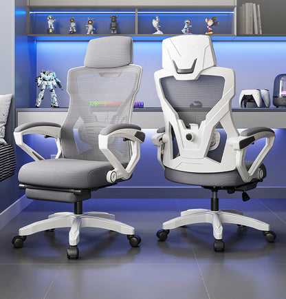 UVR Ergonomic Office Chair High Backrest Adjustable Lift Seat, Comfortable Computer Chair with Armrests, Swivel Executive Desk Chair for Home & Office