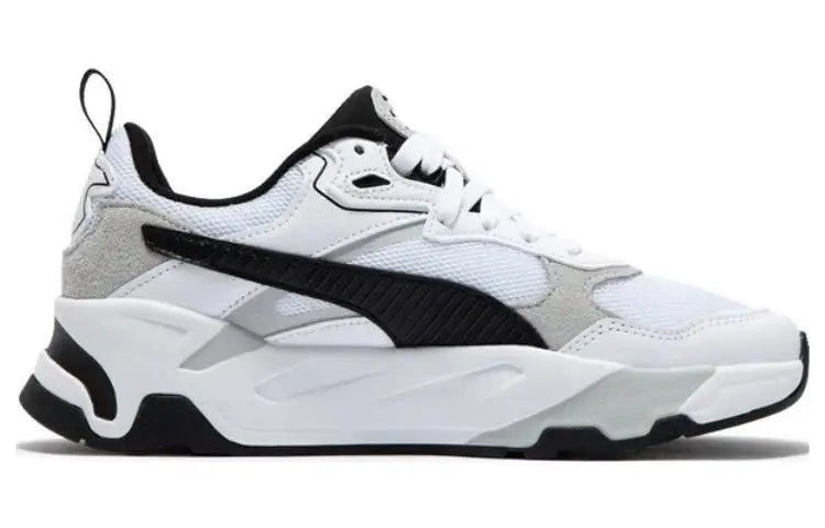 Baskets Puma Trinity blanches et noires, gris clair, 389289-01