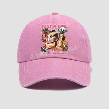 Italian Brainrot Women Men Hats Children's Baseball Cap Accessories Cap Boy Girl Caps Adjustable Men Trucker Sunhat Kids Gift