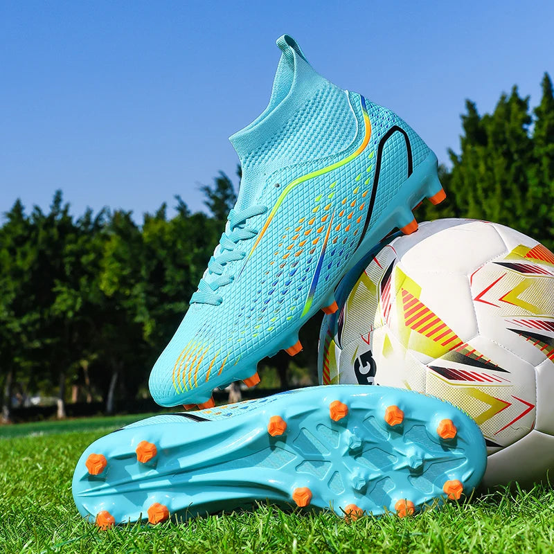 New Men Soccer Shoes Hot Sale High-quality Futsal Football Boots Unisex Cleats Ultralight Women Professional TF/FG Sneakers