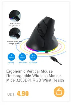 Mechanical Metal Gaming Mouse Wired Ergonomic RGB Backlit Game Mouse 12800 DPI Optical USB Mouse Computer Mouse For Desktop PC