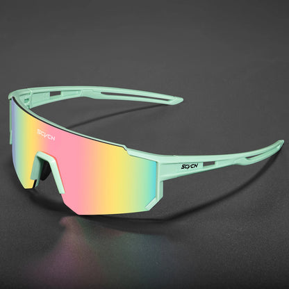 SCVCN Cycling Glasses Bike Sunglasses Men UV400 Eyewear Sports MTB Outdoor Goggles Bicycle Women Sunglasses Multi Color Riding