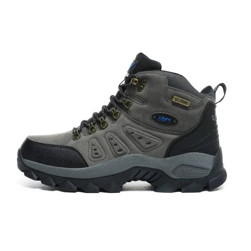 ΠΑΠΟΥΤΣΙΑ PLUS SIZE Unisex High-Top Adventure Sneakers Ανθεκτικά με καλή πρόσφυση, αντιολισθητικά, με κορδόνια, άνετα, ιδανικά για πεζοπορία στην ύπαιθρο, ανδρικά υποδήματα