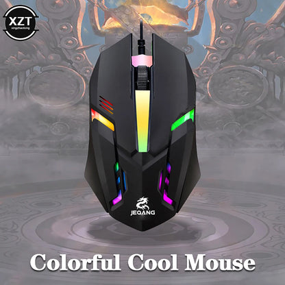 USB Wired Mini Gaming Mouse 1000 DPI Optical 3 Button RGB USB Wired Mouse for PC Desktop Laptop Computer Gamer