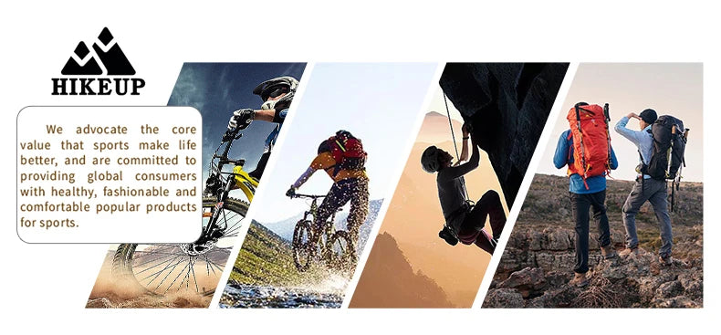 HIKEUP Hiking Shoes Men's Winter Climbing Trekking Sneakers for Men Leather Breathable Outdoor Anti-Skid Sports Work Shoes