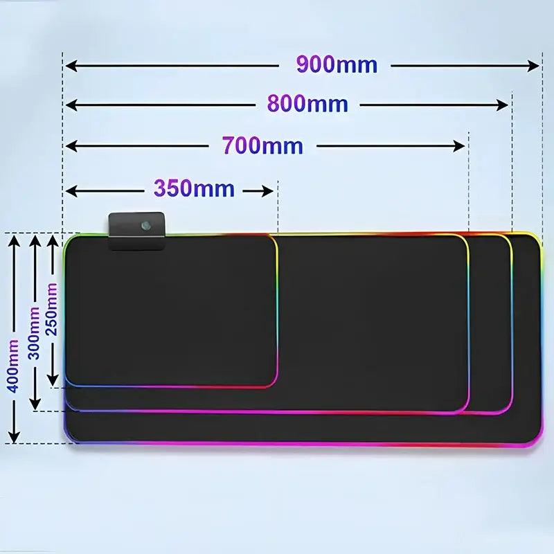 Mouse Pad Gamer Keyboard Pad Overwatch Sombra Desk Mouse Mat LED Carpet Rubber Gaming RGB Notebook Kawaii Mousepad