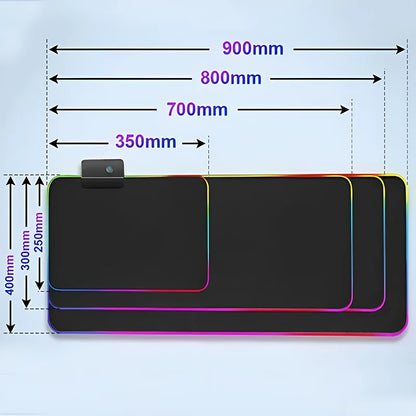 Mouse Pad Gamer Keyboard Pad Overwatch Sombra Desk Mouse Mat LED Carpet Rubber Gaming RGB Notebook Kawaii Mousepad