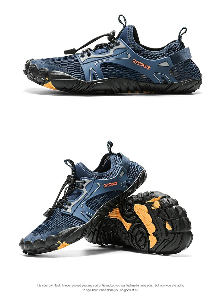 Vandsandaler til mænd, trekking- og vandresko, dræningssko, strandsandaler, hurtigtørrende svømmesandaler, barfodsandaler, dykker-, fiske- og surfesko, sneakers