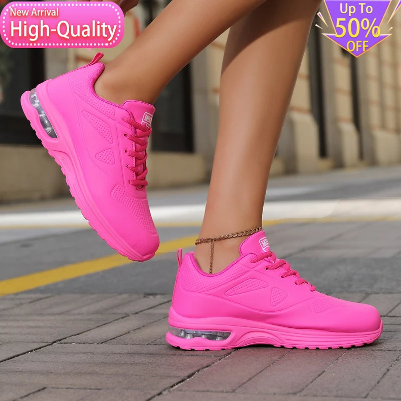 2026 New Summer Trendy Womens Sports Shoes Lightweight and Flexible Shock-absorbing Running Shoes Daily Outdoor Walking Shoes