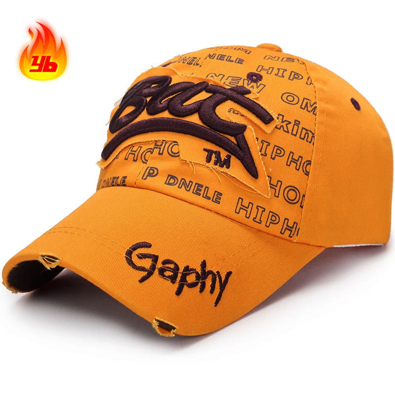 3D Letter Embroidery Patch Cotton Baseball Cap Adjustable Back New Mens Womens Outdoor Casual Sport Sun Cap Trucker Caps Dad Hat