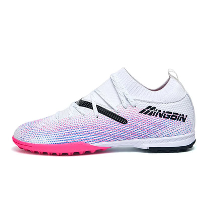 Chaussures de football en mesh respirant pour hommes, crampons de football professionnels, chaussures de football pour jeunes, antidérapantes, baskets pour hommes, Society Chuteira