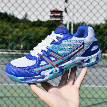 2022 new women's sneakers, men's badminton shoes, light black breathable female outdoor sports training shoes, women's athletics sports green