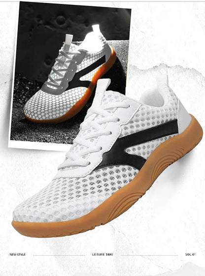 Men's Wide-Design Anti-Slip Casual Shoes Hiking Shoes Barefoot Loafers Multiple Colors Available Breathable Mesh Men's Footwear