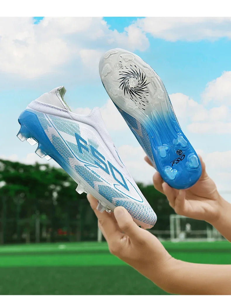 New Men Football Boots High-quality Soccer Shoes Sneakers Match Indoor Non-Slip Grass Cleats High-top Futsal Hot-selling Outdoor