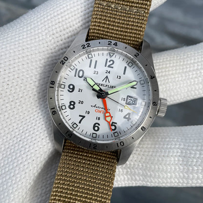 Reloj de pulsera mecánico STEELFLIER Official SF792 GMT con movimiento NH34, luminiscencia Super BGW9 C3, impermeable 200M, reloj de buceo de lujo para hombre