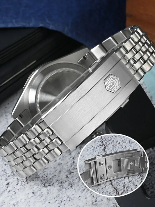 „Miyota 9015“ laikrodis [automatinis mechaninis mechanizmas] Vyriškas nerūdijančio plieno korpusas Korpuso forma: apvalus korpusas
