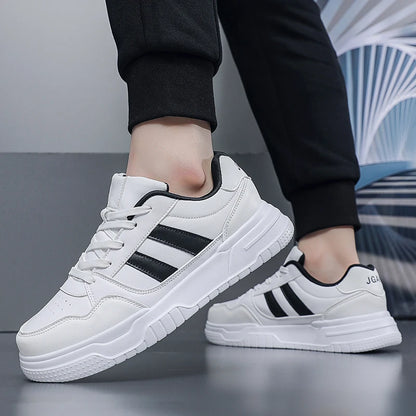 Baskets en cuir pour hommes, chaussures de sport décontractées, plates, de Skateboard, grande taille 50 51 52, offre spéciale pour livraison directe