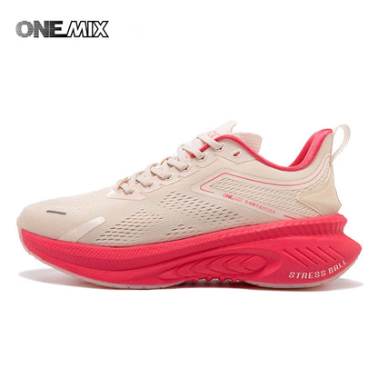 ONEMIX Nuovo modello Autunno-Inverno Scarpe da corsa da uomo per attività all'aperto, da jogging, ammortizzate, traspiranti, leggere ed elastiche