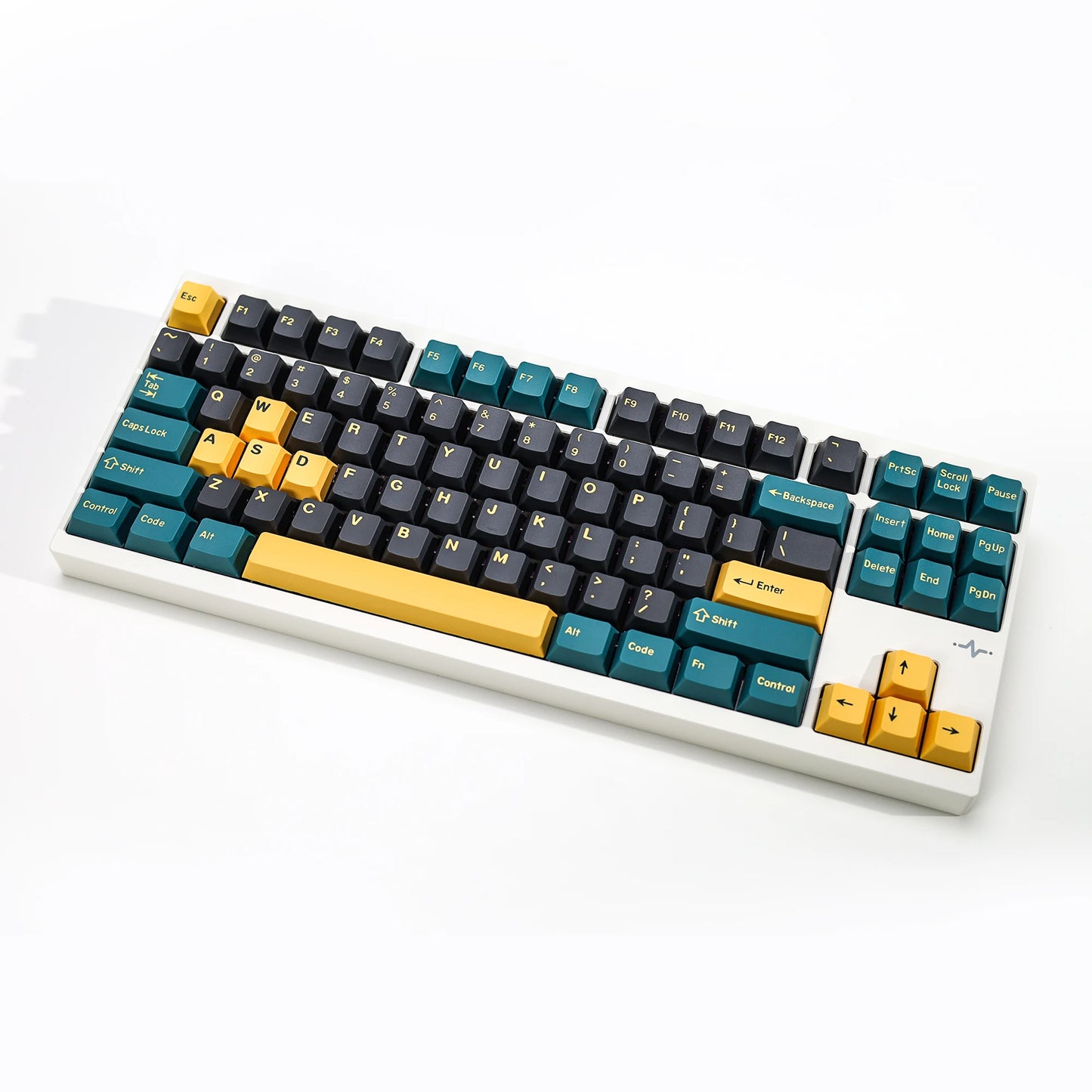 KBDiy GMK MarrsGreen Tastenkappen Retro PBT ISO Double-Shot Cherry-Profil Tastenkappen für MX-Switches Mechanische Gaming-Tastatur-Tastenkappen