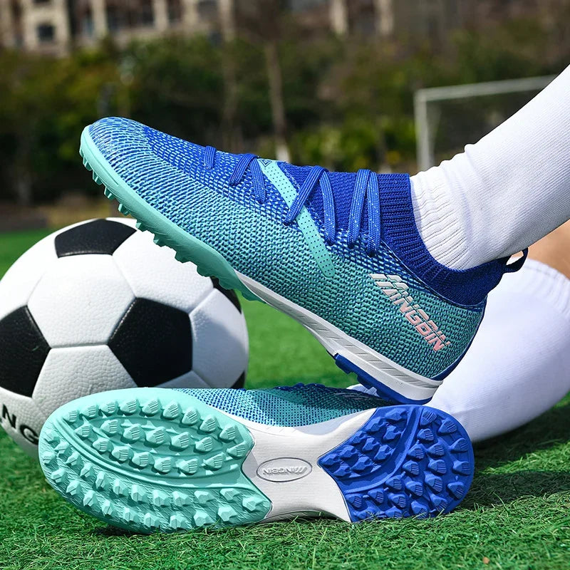 New Men Football Boots Professional Soccer Shoes Cleats Futsal Women Unisex Ultralight Hot Sale High-quality TF/FG Sneakers
