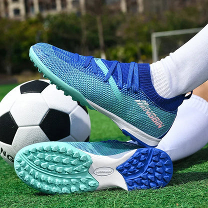 New Men Football Boots Professional Soccer Shoes Cleats Futsal Women Unisex Ultralight Hot Sale High-quality TF/FG Sneakers