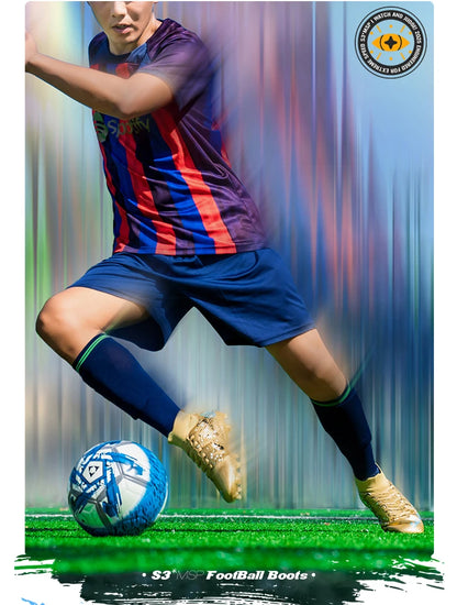 New Men Professional Soccer Shoes Non-slip Football Boots Unisex Breathable Futsal Sports New Cleats Drop Shipping Ultralight