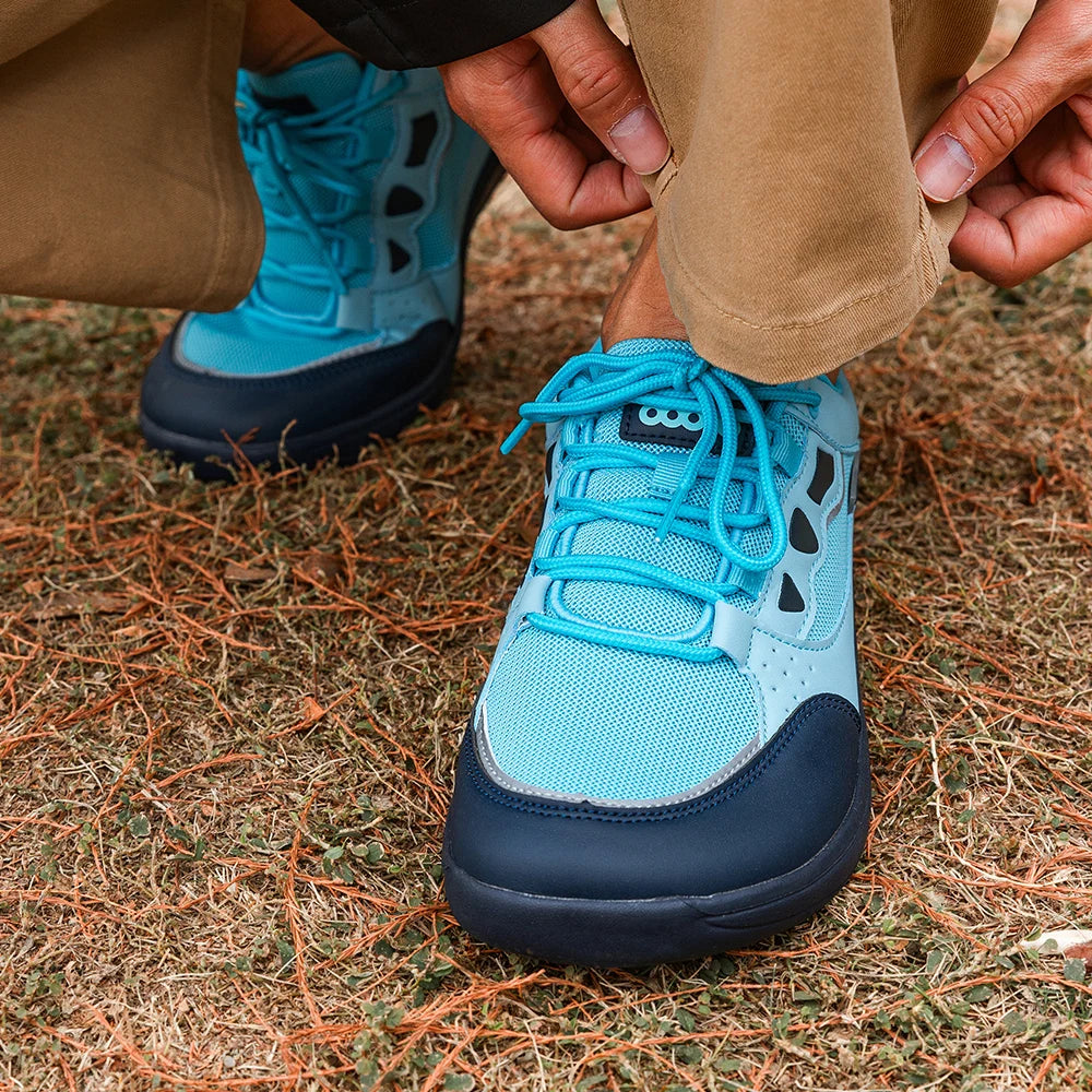 Oiaano Scarpe unisex a punta larga, stile barefoot, da uomo e da donna, sneakers per il tempo libero, in rete, traspiranti, comode, leggere, sportive, da passeggio, da corsa e da trekking