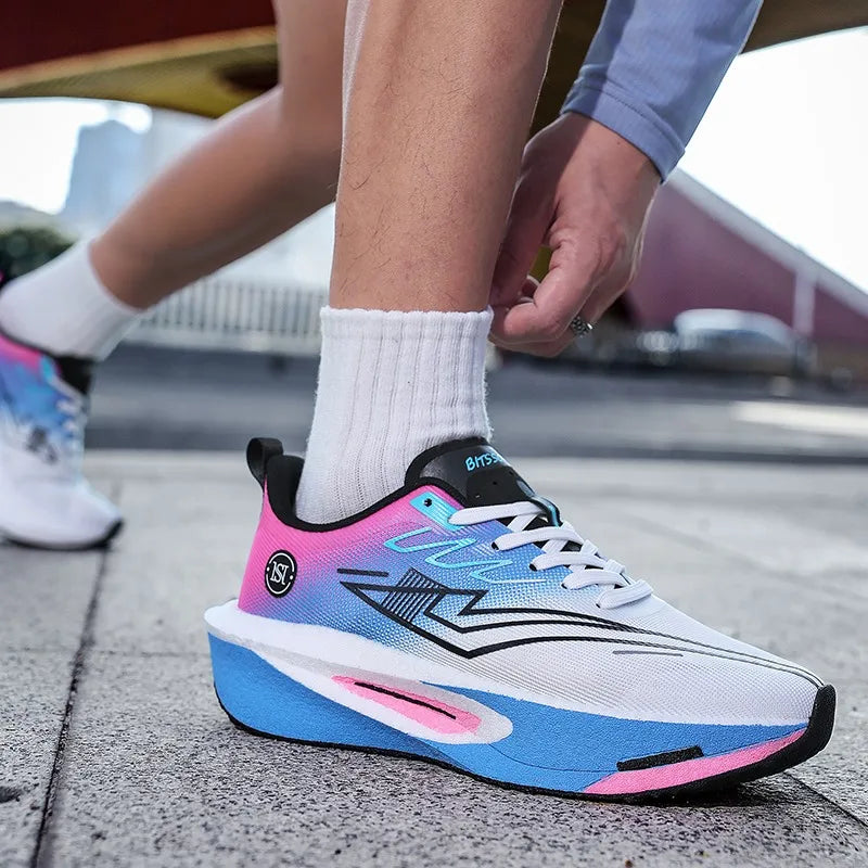 Men Running Shoes High-Quality Professional Training Lightweight Wear-Resistant Sports Flat Casual Sneakers for Men
