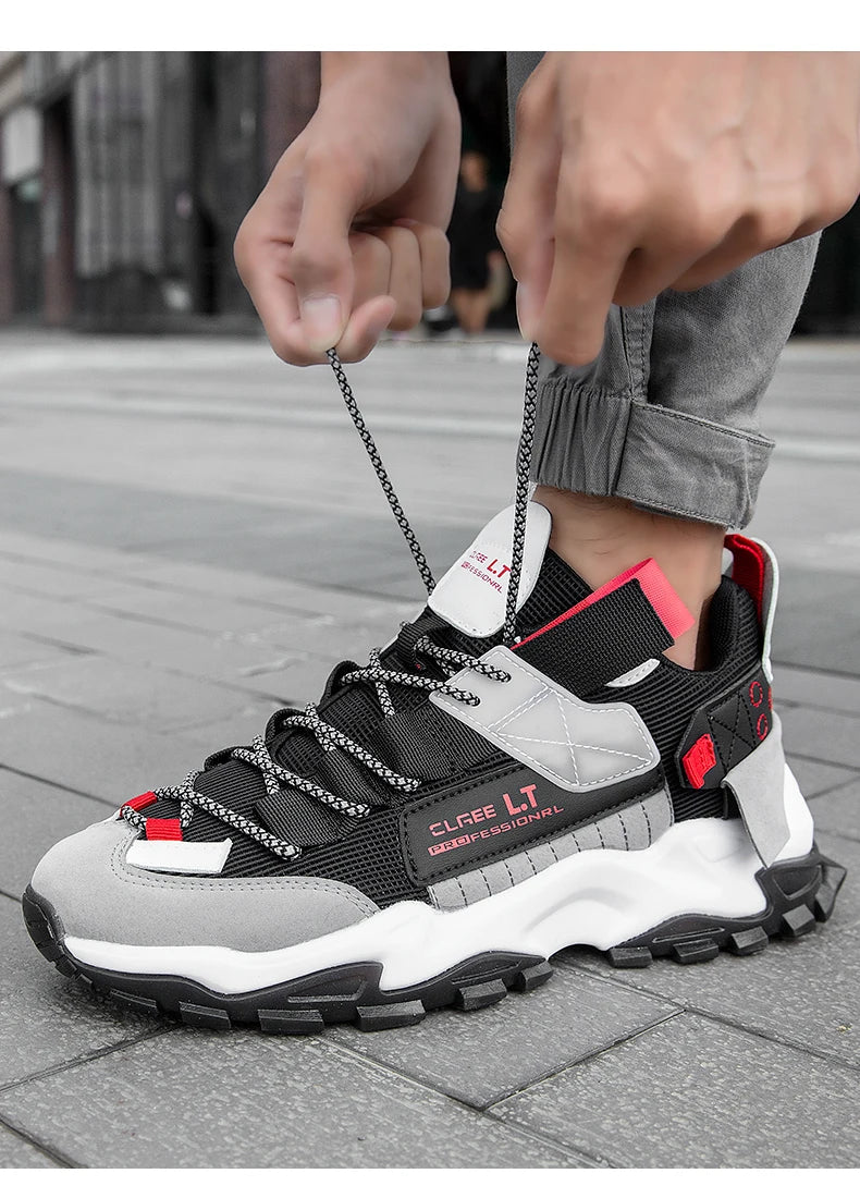 Chaussure Homme Chaussures de course respirantes pour hommes, baskets décontractées pour hommes, chaussures de tennis pour hommes, entraîneur de course, mocassins à la mode, luxe