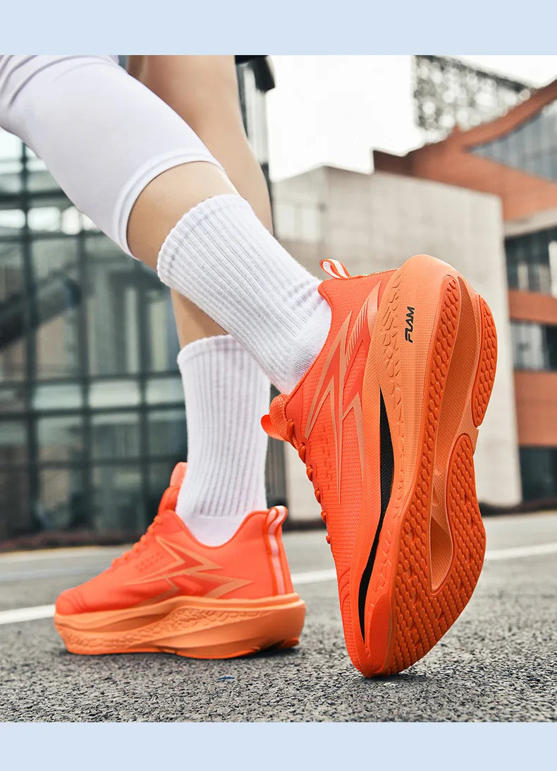 New Running Shoes Men Speciality Marathon Men's Sports Lightweight Carbon Board Women's Comfortable Athletic Nonskid Sneakers