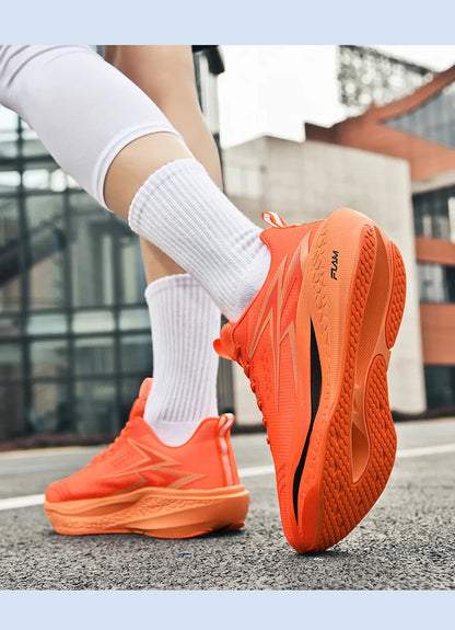 New Running Shoes Men Speciality Marathon Men's Sports Lightweight Carbon Board Women's Comfortable Athletic Nonskid Sneakers