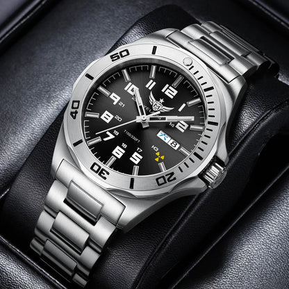 YELANG V1019 Men's Luminous Watch 44mm Mechanical Sapphire Miyota 8205 Automatic Movement 100m Waterproof Diver's Watch for Men