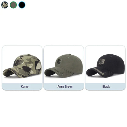 New Spring and Autumn Cotton Soft Top Hat Outdoor Leisure All-Match Sun Visor Baseball Cap Camouflage Duckbill Cap