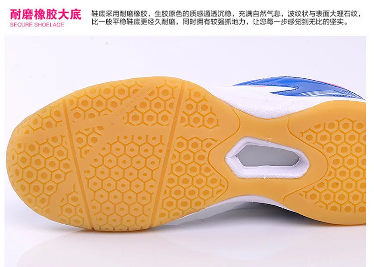 New Badminton Shoes Professional Competition Men and women Unisex Sports Shoes Tennis Shoes Light Weight Table Tennis Sneakers