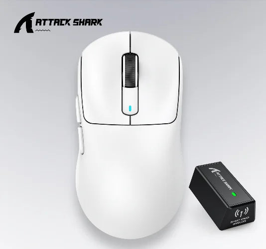 ATTACK SHARK X3 Three-mode Mouse 1K Hz, X3Pro Bluetooth Wireless Mouse 4K Hz Lightweight, PAW3395, 650IPS Mobile Speed