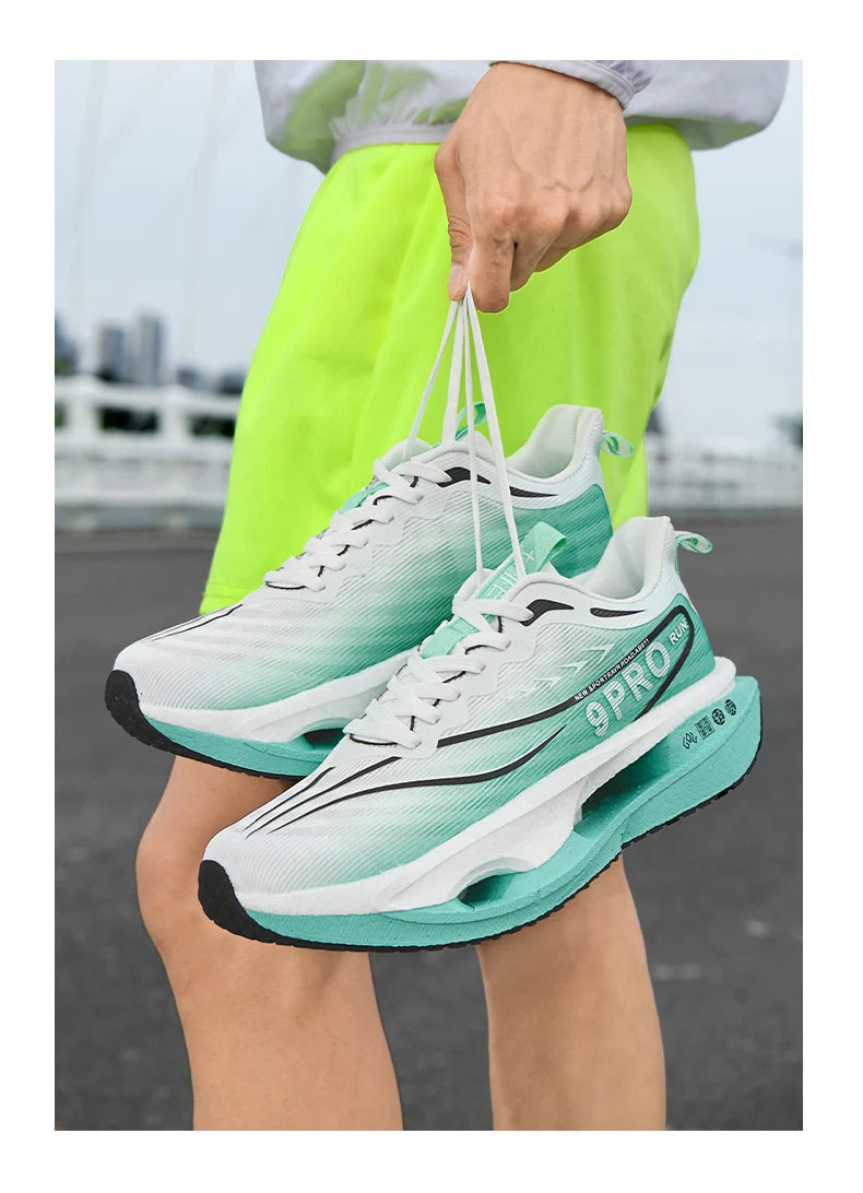 Baskets de marathon respirantes pour hommes - Chaussures de basket-ball tendance - Chaussures de marche pour homme - Baskets décontractées pour femme - Légères