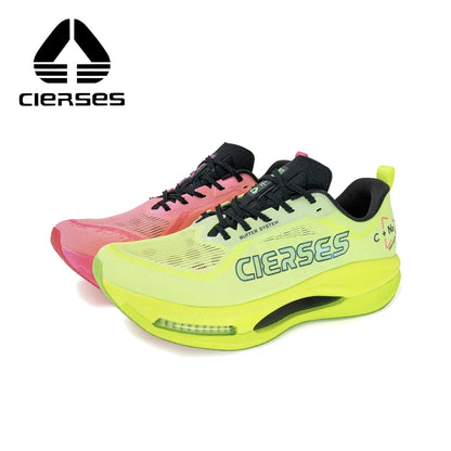 CIERSES  New Carbon Fiber Marathon Racing Training Shoes Breathable And Shock-Absorbing Air Cushion Men's Casual Sports Shoes
