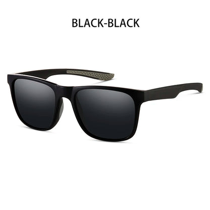 Fashion Sun Glasses Square Polarized Sunglasses man Driving Fishing Luxury Brand Designer UV400 Eyewear