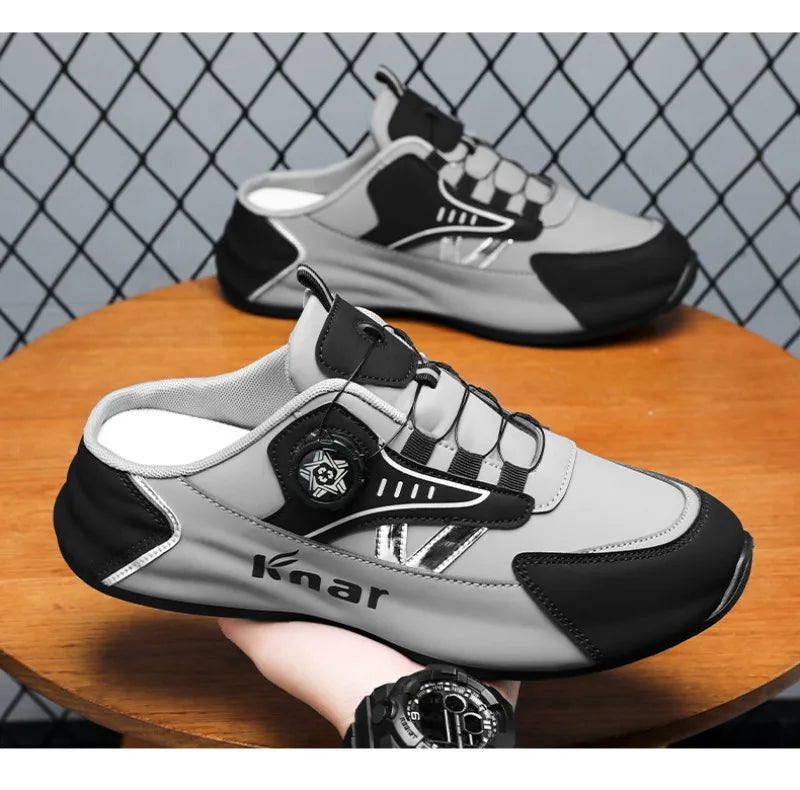 Platform Sneakers with Breathable Trendy Mesh for Summer, New Men's Sports and Leisure Shoes in Large Sizes 39-48