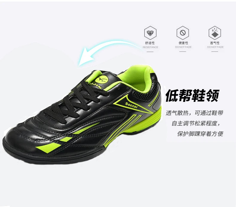 Hot Selling Youth Professional Long Nail Soccer Shoes Men's Broken Nail Football Shoes Children's Student Training Shoes