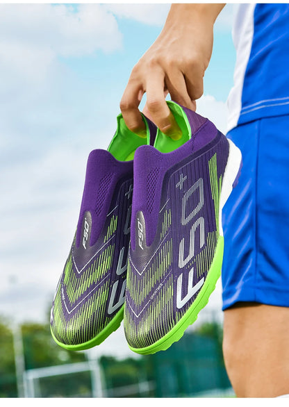 Nouvelles chaussures de football pour hommes, antidérapantes, pour futsal en salle, crampons pour terrain gazonné, baskets de haute qualité, modèle haut de gamme, très vendues, pour l'extérieur