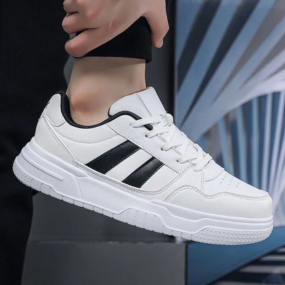 Baskets en cuir pour hommes, chaussures de sport décontractées, plates, de Skateboard, grande taille 50 51 52, offre spéciale pour livraison directe
